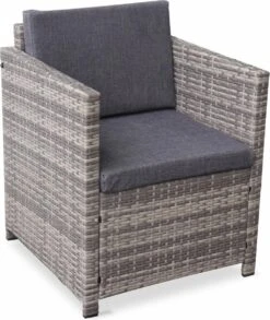 Alice's Garden Loungeset Perugia - 4 Plaatsen - Kleine Tuinset - Wicker - Grijstinten -Tuinmeubelen Winkel 1012x1200 1