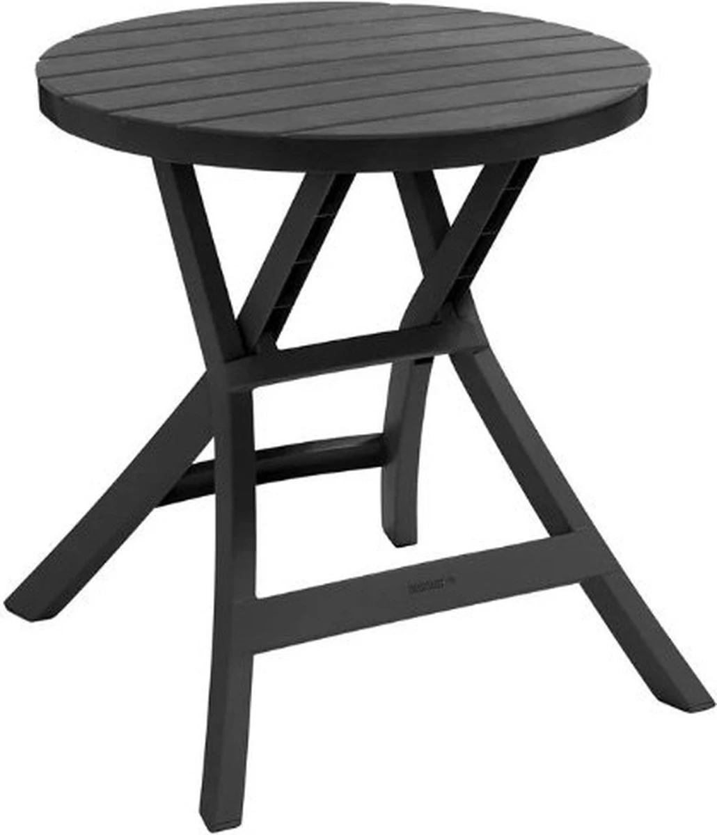 Allibert - Tuintafel - Oregon - Ø 70 Cm - Kunststof - Opklapbaar 7 Allibert - Tuintafel - Oregon - Ø 70 Cm - Kunststof - Opklapbaar - Afbeelding 5