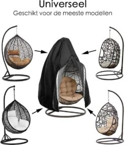 Beschermhoes Hangstoel Egg - Waterproof - Universeel Model - Hoes Van Egg Chair - Waterdichte Beschermer Voor Egg Stoel Met Standaard -Tuinmeubelen Winkel 1035x1200