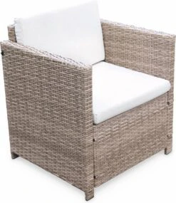 Alice's Garden Loungeset Perugia - 4 Plaatsen - Kleine Tuinset - Wicker - Naturel/beige -Tuinmeubelen Winkel 1040x1200 2