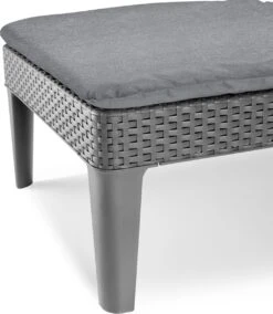 Allibert Jaipur Ligbed - 58x187,5x29 Cm - Grafiet -Tuinmeubelen Winkel 1042x1200