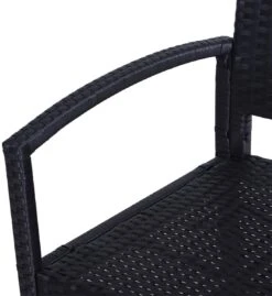 Outsunny Polyrotan Tuinbank 2-zits Parkbank Bank Staal Zwart 867-022 -Tuinmeubelen Winkel 1102x1200 1
