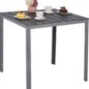 Relaxdays Tuintafel Vierkant - Grijze Buitentafel - Eettafel Tuin - Moderne Balkontafel -Tuinmeubelen Winkel 1114x1200 2
