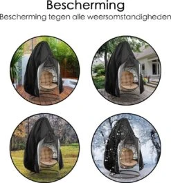 Beschermhoes Hangstoel Egg - Waterproof - Universeel Model - Hoes Van Egg Chair - Waterdichte Beschermer Voor Egg Stoel Met Standaard -Tuinmeubelen Winkel 1118x1200