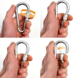 2x 50cm Hangende Stoelketting Tot 230kg - 4 Karabiners - Schommel Hangmat Bokszak Ophanging -Tuinmeubelen Winkel 1122x1200