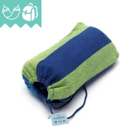 Dubbele Hangmat Blauw - 1 Of 2 Persoons - Lig Oppervlak 190x150cm - Lengte 260cm -Tuinmeubelen Winkel 1138x1200 1