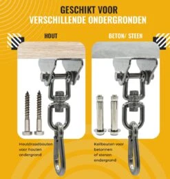 Itstrong® Plafondhaak Ophangsysteem Voor Binnen & Buiten – Ophanghaak Voor Bokszak – Schommel – Schommelstoel – Hangstoel - RVS 14 Itstrong® Plafondhaak Ophangsysteem Voor Binnen & Buiten – Ophanghaak Voor Bokszak – Schommel – Schommelstoel – Hangstoel - RVS -Tuinmeubelen Winkel 1146x1200 2