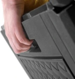 Opbergbox 310L UV-Bestendig Weerbestendig Wielen Tuinbox Rotan-look Antraciet -Tuinmeubelen Winkel 1149x1200 4