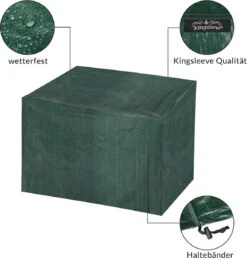 Kingsleeve Tuinmeubelhoes - Beschermhoes - Weerbestendig -308x138x89cm - Groen -Tuinmeubelen Winkel 1150x1200