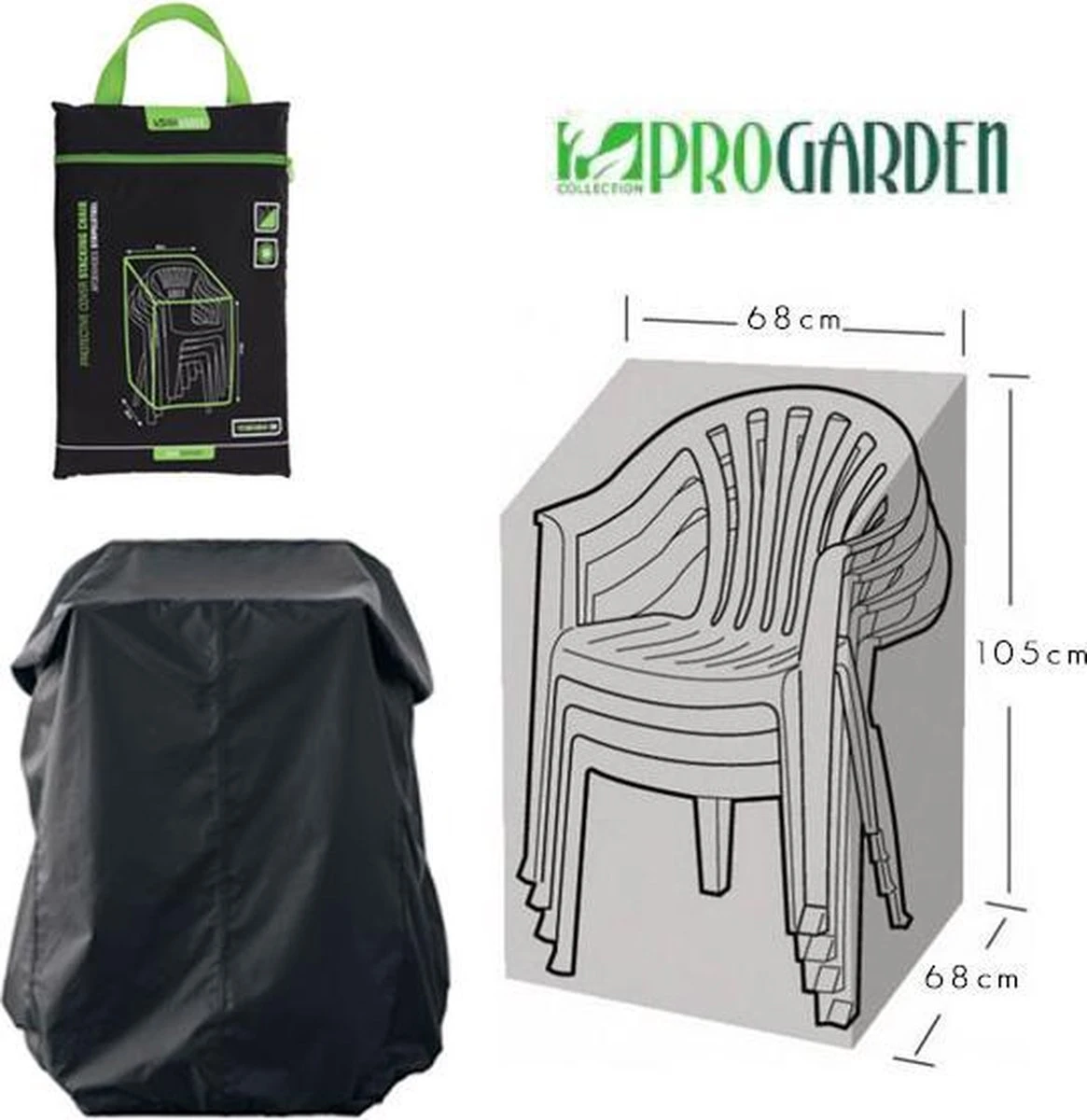 Pro Garden ProGarden Opberghoes Tuinstoelen | 68 X 68 X 105 Cm 4 Pro Garden ProGarden Opberghoes Tuinstoelen | 68 X 68 X 105 Cm - Afbeelding 2