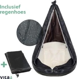 Vita5 Macramé Hangstoel - Voor Binnen En Buiten - Zonder Standaard - Incl. Kussen, Boekenvak En Beschermhoes - Tot 150kg - Beige 23 Vita5 Macramé Hangstoel - Voor Binnen En Buiten - Zonder Standaard - Incl. Kussen, Boekenvak En Beschermhoes - Tot 150kg - Beige -Tuinmeubelen Winkel 1171x1200 1