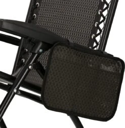 Springos Tuinstoel | Ligstoel | Opvouwbaar | Verstelbaar | Ergonomische Hoofdsteun | Bruin / Zwart -Tuinmeubelen Winkel 1172x1200