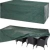 Kingsleeve Tuinmeubelhoes - Beschermhoes - Weerbestendig -308x138x89cm - Groen -Tuinmeubelen Winkel 1179x1200