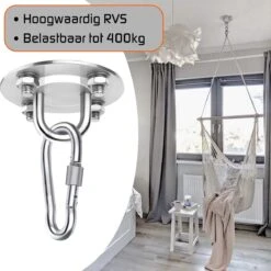 Plafondhaak – Voor Beton En Hout - Hangstoel – Hangmat – Bokszak – RVS – Binnen En Buiten – Ophangsysteem – Ophanghaak – 400KG 13 Plafondhaak – Voor Beton En Hout - Hangstoel – Hangmat – Bokszak – RVS – Binnen En Buiten – Ophangsysteem – Ophanghaak – 400KG -Tuinmeubelen Winkel 1199x1200 1