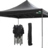 MaxxGarden Easy-up Partytent - 3x3m - Standaard - Waterdicht - Opvouwbaar - Inclusief Draagtas - Zwart -Tuinmeubelen Winkel 1200x1026 2