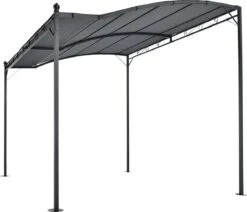 Pergola Tuinpaviljoen 300x250x243 Cm Antraciet Donkergrijs -Tuinmeubelen Winkel 1200x1032 3