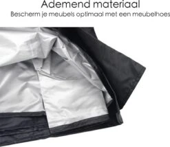 Merkloos Beschermhoes Voor Tuinmeubelen - 250x250x90cm - Zwart -Tuinmeubelen Winkel 1200x1039