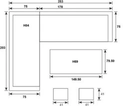 Merkloos Rivièra | Loungeset Hoekset Dining Set Tuinset | Wicker | Hoekbank, Hoge Tuintafel, 2 Hockers | 6 Zitplaatsen -Tuinmeubelen Winkel 1200x1040 3