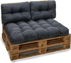 Palletkussen Basic Comfort Rugdeel Halve Pallet Lengte Grijs 60x40x10/20cm -Tuinmeubelen Winkel 1200x1055 3
