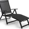 Blumfeldt Pomporto Lounge Ligstoel Voor Tuin / Balkon / Terras , Aluminium , 7-posities , Bekleding Van 70 % PVC En 30 % Polyethyleen -Tuinmeubelen Winkel 1200x1069