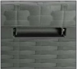 Verrijdbare Tuinkussen Opbergbox - Rattan Look - Zwart - 350 Liter -Tuinmeubelen Winkel 1200x1071 2