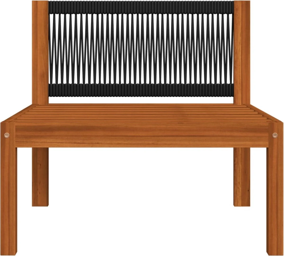 Decoways - 5-delige Loungeset Met Kussens Massief Acaciahout Crèmekleurig 19 Decoways - 5-delige Loungeset Met Kussens Massief Acaciahout Crèmekleurig - Afbeelding 18