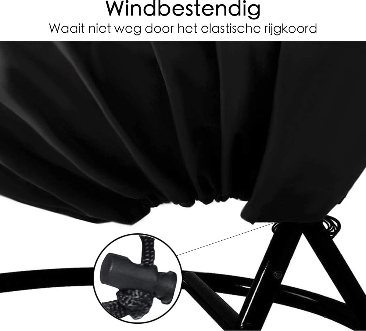 Egg Swing Beschermhoes - 2-Persoons Hangstoel - Beschermhoes Hangstoel Egg - Waterproof - Universeel Model 6 Egg Swing Beschermhoes - 2-Persoons Hangstoel - Beschermhoes Hangstoel Egg - Waterproof - Universeel Model - Afbeelding 4