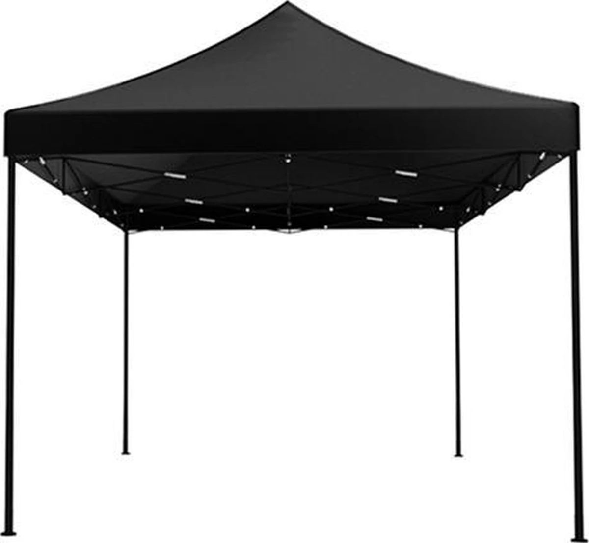 Easy Up 3x4,5m Zwart Luxe Partytent Opvouwbaar 4 Easy Up 3x4,5m Zwart Luxe Partytent Opvouwbaar - Afbeelding 2