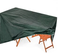 Kingsleeve Tuinmeubelhoes - Beschermhoes - Weerbestendig -308x138x89cm - Groen -Tuinmeubelen Winkel 1200x1110
