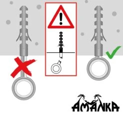 Metalen Ophangset Tot 160kg - Massieve Bevestiging Set Voor Hangstoel Hangmat - Plafond Wand Montage -Tuinmeubelen Winkel 1200x1123