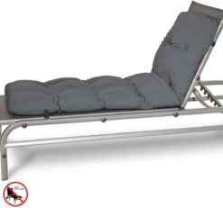 Beautissu Flair RL – Ligbedkussen Tuinkussen Ligstoel – Zonnebed Kussen Voor Tuin Meubelen 190x60x8 Cm Antraciet -Tuinmeubelen Winkel 1200x1123 3