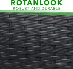 Opbergbox 310L UV-Bestendig Weerbestendig Wielen Tuinbox Rotan-look Antraciet -Tuinmeubelen Winkel 1200x1131 4