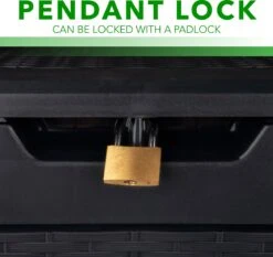 Opbergbox 310L UV-Bestendig Weerbestendig Wielen Tuinbox Rotan-look Antraciet -Tuinmeubelen Winkel 1200x1131 7