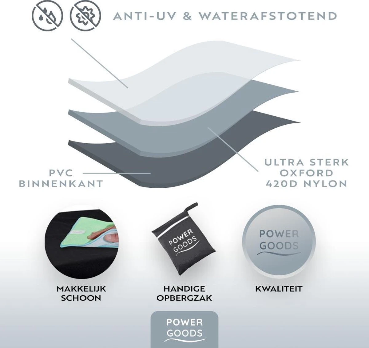 Power Goods Parasolhoes XXL Voor Zweefparasol – Parasolhoes Met Rits En Stok – Parasolhoes Staande Parasol – Tuinmeubelhoezen – Beschermhoes Zweefparasol – Waterproof – Anti-UV – 280 X 81 Cm 6 Power Goods Parasolhoes XXL Voor Zweefparasol – Parasolhoes Met Rits En Stok – Parasolhoes Staande Parasol – Tuinmeubelhoezen – Beschermhoes Zweefparasol – Waterproof – Anti-UV – 280 X 81 Cm - Afbeelding 4