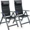 Casaria Tuinstoel Aluminium - 2 Stuks Inklapbaar - Antraciet 2 Casaria Tuinstoel Aluminium - 2 Stuks Inklapbaar - Antraciet -Tuinmeubelen Winkel 1200x1138 1