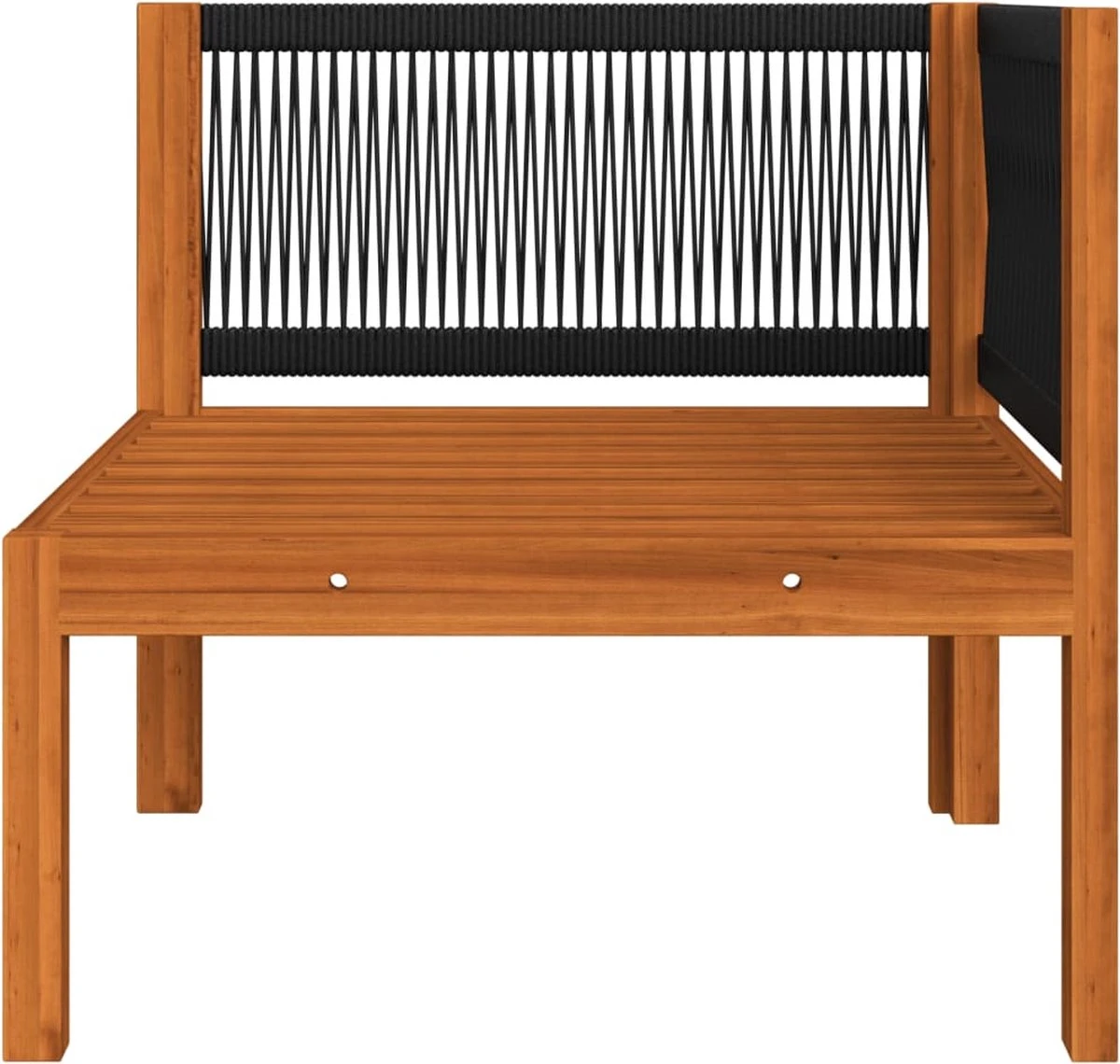 Decoways - 5-delige Loungeset Met Kussens Massief Acaciahout Crèmekleurig 9 Decoways - 5-delige Loungeset Met Kussens Massief Acaciahout Crèmekleurig - Afbeelding 8