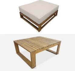 Alice's Garden Loungeset Mendoza - Acacia - 5 Plaatsen - Beige -Tuinmeubelen Winkel 1200x1147 3