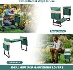 Uten - Kniebankje Tuin - Knie Steun - Tuinkruk Inklapbaar - Kniesteun Tuinieren - Kniekussen - Tot 150 Kg - Groen 25 Uten - Kniebankje Tuin - Knie Steun - Tuinkruk Inklapbaar - Kniesteun Tuinieren - Kniekussen - Tot 150 Kg - Groen -Tuinmeubelen Winkel 1200x1158 3