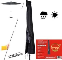 Parasolhoes - Hoes Ronde Stokparasol T/m ø 4m - Hoes Vierkante Stokparasol 3mx3m - Zware Dikke Kwaliteit -Tuinmeubelen Winkel 1200x1167 1