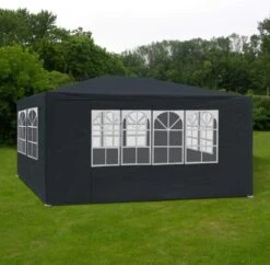 MaxxGarden Partytent - Paviljoen - 3x4m - Incl. Zijwanden - Waterdicht - Antraciet -Tuinmeubelen Winkel 1200x1175 3