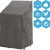 Weersbestendige Beschermhoes Stoel (4 Tot 6 Stapelstoelen) | 66 X 95 X 133/93 Cm (L) | Premium | Waterproof | TÜV Rheinland Gecertificeerd | Hoes Voor Tuin | Waterdicht | Solution Dyed (verkleuring Onmogelijk) | Grijs / Antraciet -Tuinmeubelen Winkel 1200x1192 1