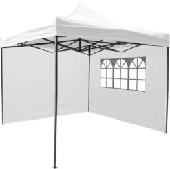 Garden Royal Easy Up Partytent 3x3 Met 4 Zijwanden Wit Waterdicht -Tuinmeubelen Winkel 1200x1197 12