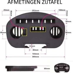 Brulo - Ligstoel Tuin - Ligstoelen - Strandstoel Opvouwbaar - Tuinstoel - Incl Tafel En Hoofdkussen -Tuinmeubelen Winkel 1200x1197 8