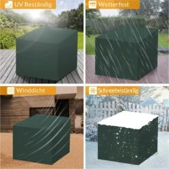 Kingsleeve Tuinmeubelhoes - Beschermhoes - Weerbestendig -308x138x89cm - Groen -Tuinmeubelen Winkel 1200x1199 2