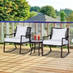 Outsunny Tuinset 7-delig Schommelstoel Set Zitgroep Met Kussens Rotan Bruin 863-030 -Tuinmeubelen Winkel 1200x1200 1016