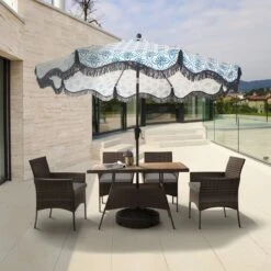 Teamson Home 5-Delig Diningset - Tuinset - Tuinmeubelen - Tafel En 4 Stoelen - Voor Maximaal 4 Personen - Massief Houten Tafelblad - Bruin - 244 X 132 X 84 (cm) 17 Teamson Home 5-Delig Diningset - Tuinset - Tuinmeubelen - Tafel En 4 Stoelen - Voor Maximaal 4 Personen - Massief Houten Tafelblad - Bruin - 244 X 132 X 84 (cm) -Tuinmeubelen Winkel 1200x1200 1022