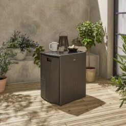 Alice's Garden Balkonset Doppio - 2 Stoelen - Inschuifbaar - Wicker - Grijs -Tuinmeubelen Winkel 1200x1200 1074