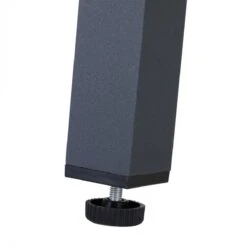 Tuinset 4 + 1 Klapstoelen Tuintafel – Aluminium 80x80cm - Grijs -Tuinmeubelen Winkel 1200x1200 1079