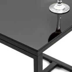 Songmics Tuinmeubelset, 3-delige Set, Van Polyrotan, Voor Outdoor, Terras, Balkon, Tuin, Eenvoudige Montage, Bijzettafel En 2 Stoelen, Zwart-beige -Tuinmeubelen Winkel 1200x1200 1085