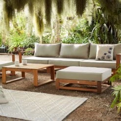 Alice's Garden Loungeset Mendoza - Acacia - 5 Plaatsen - Beige -Tuinmeubelen Winkel 1200x1200 1144